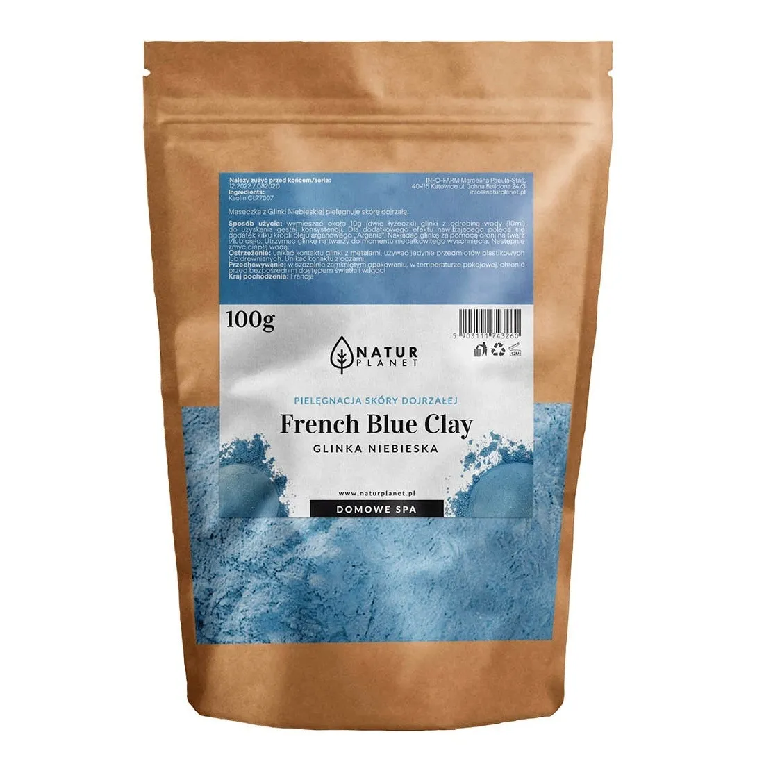 glinka-niebieska-100g
