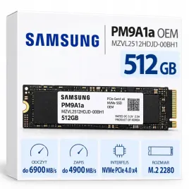 dysk-ssd-512gb-samsung-pm9a1a-oem-or-m-2-nvme-pcie-4-0-x4-or-mzvl2512hdjd