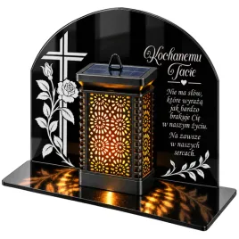 znicz-dla-taty-solarny-led-na-grob-lampka-solarna-na-cmentarz-lampion