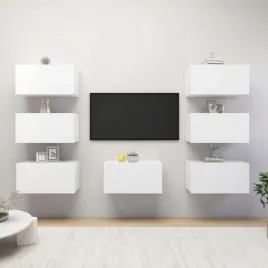 szafki-telewizyjne-7-szt-biale-305x30x60-cm-plyta-wiorowa