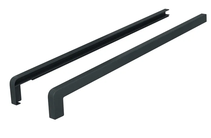 Zaślepka zakończenie parapetu stalowego 55 cm Antracyt RAL 7016 komplet
