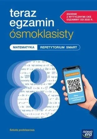 Teraz egzamin ósmoklasisty Matematyka kl.8 SP Repetytorium NOWA ERA OD 2025