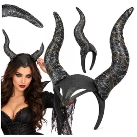 stroj-diabolina-akcesoria-opaska-z-rogami-czarna-przebranie-demon-rogi