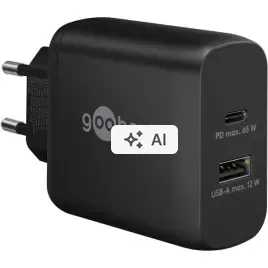 goobay-ladowarka-sieciowa-gan-65-w-pd-usb-c-usb-a-czarna