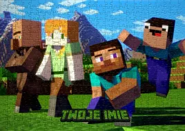 puzzle-minecraft-imie-dziecka-gratis-a4-35el