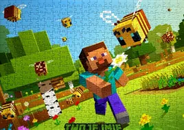 puzzle-minecraft-imie-pudelko-a4-110-el