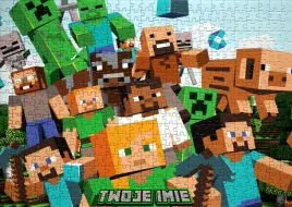 puzzle-minecraft-imie-pudelko-a4-110-el