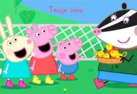 puzzle-swinka-peppa-35el-imie-gratis-rozne-wzory