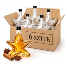 butelki-na-bimber-nalewki-6x-200ml-szklane-butelka-szklana-gwiazda