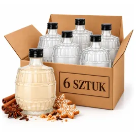 butelki-na-bimber-nalewki-6x-250ml-szklane-butelka-szklana-beczulka