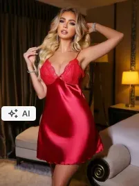 shein-czerwona-satynowa-koszulka-nocna-s06-l