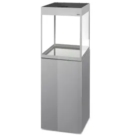 aquael-zestaw-akwarium-glossy-cube-135l-szare-50x50x63cm-led-z-szafka
