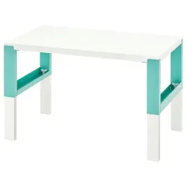 ikea-pahl-biurko-bialy-turkusowy-96x58-cm-dzieciece-regulowana-wysokosc