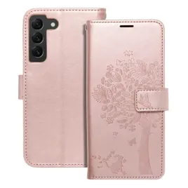 kabura-mezzo-book-do-samsung-galaxy-s22-drzewo-zloty-roz