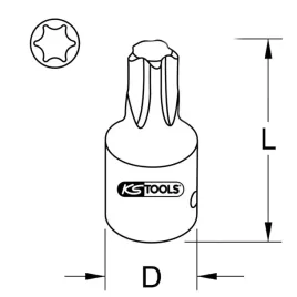 ks-tools-1-2-gniazdo-udarowe-bitow-do-srub-tx-krotkie-t45