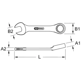 ks-tools-chrome-klucz-plasko-oczkowyekstra-krotki-10mm