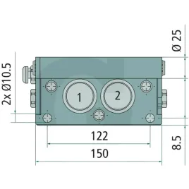 stucchi-dp2-gniazdo-3-4-dn13