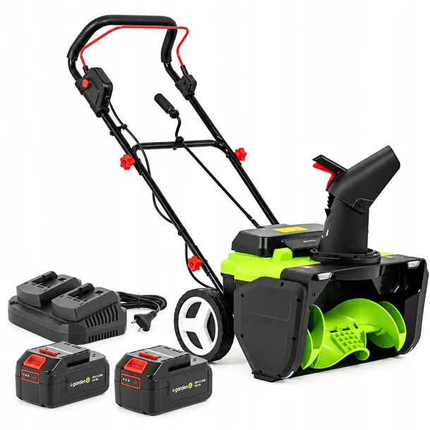 4GARDEN ODŚNIEŻARKA AKUMULATOROWA 2x20V 51cm WYRZUT 7m AKUMULATOR 2 x 4,0Ah