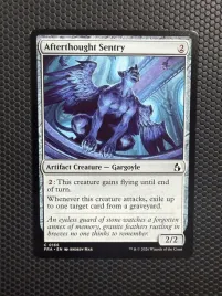 karta-magic-the-gathering-afterthought-sentry-fra-166