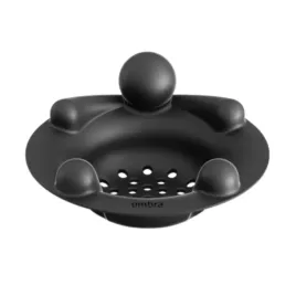 sitko-do-zlewu-czarne-perforowane-z-figurka-65-7-cm-buddy