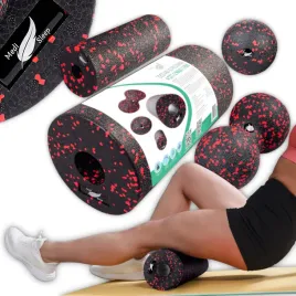 roller-zestaw-epp-piankowy-walek-pilka-duoball-do-masazu-4szt