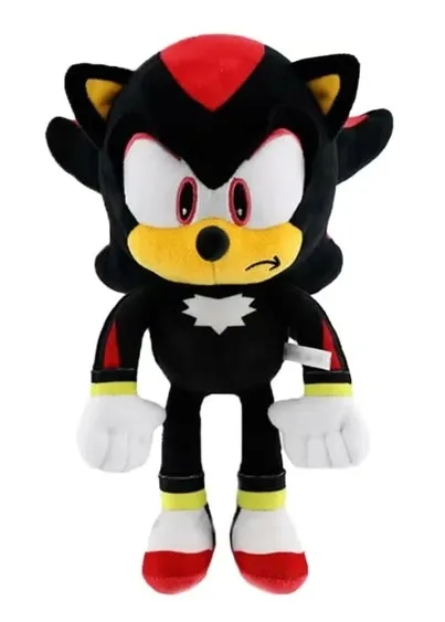 DUŻA MASKOTKA SHADOW SONIC THE HEDGEHOG PRZYTULANKA PLUSZAK PLUSZOWY CZARNY SONIK MIŚ 50cm