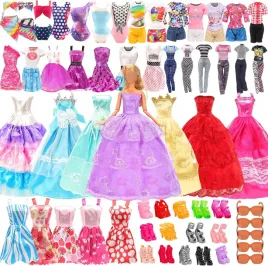 35x-akcesoria-ubrania-suknie-buciki-stroje-lalki-30cm-prezent-mix-zabawki