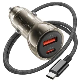 ladowarka-samochodowa-2w1-szybka-usb-usb-c-60w-kabel-type-c-1m-mocna