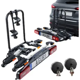 bagaznik-rowerowy-na-hak-aguri-active-bike-pro-silver-platforma-2-rowery