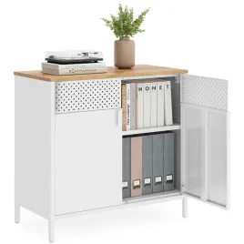 songmics-szafka-metalowa-z-drzwiami-regal-polka-biala-80x40x76cm