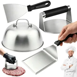 profesjonalny-zestaw-do-smash-burgera-prasa-szpatulka-pokrywa-stal-4-szt