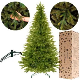 choinka-sztuczna-swierk-naturalny-piekny-220cm-gesta-zywa-pe-premium-stojak