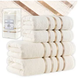 4x-reczniki-bawelniane-50x80-70x140-zestaw-komplet-kapielowe-bale-kremowe-do-osuszania-ciala-i-wlosow-gramatura-300-400-gsm