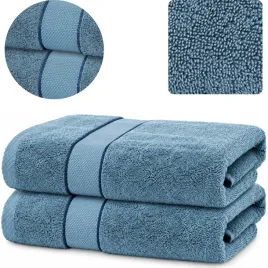 komplet-2x-70x140-recznikow-kapielowych-bawelnianych-15-kolorow-500g-zestaw-frotte-szybkoschnace-z-bordiura-i-petelka-do-zawieszenia-na-prezent