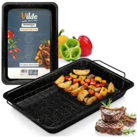 brytfanka-granitowa-forma-blacha-do-pieczenia-miesa-z-rusztem-315x215-cm-naczynie-do-zapiekania-powloka-non-stick-pojemnosc-15-l-czarne
