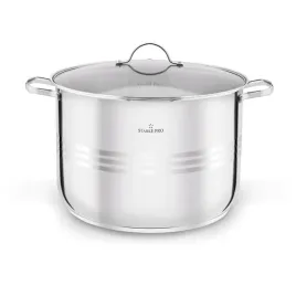 garnek-indukcja-stalowy-solidny-duzy-stalowy-starke-pro-barcelo-10-l-26cm-naczynie-do-gotowania-zup-i-wywarow-wysokosc-20-cm