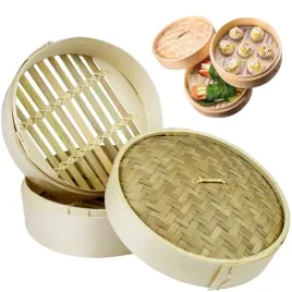 chinski-parowar-parownik-kosz-bambusowy-okragly-2-poziom-koszyk-parowy-20cm-do-gotowania-na-parze-dim-sum-pierozki-warzywa