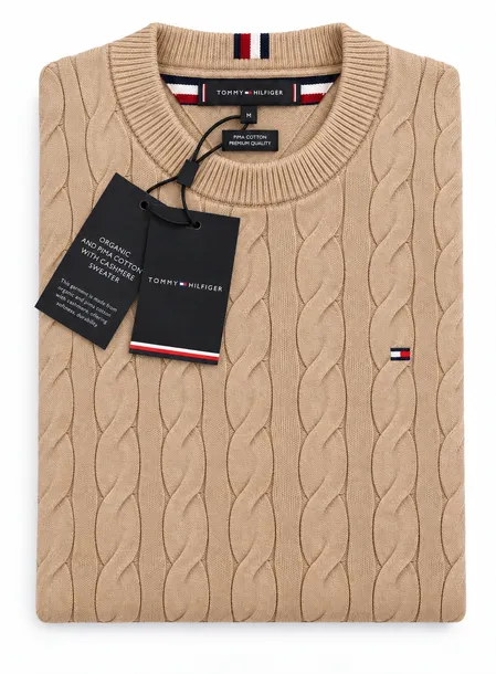Tommy Hilfiger Sweter Męski Regular fit  Gruby roz. XXL