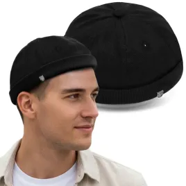 czapka-dokerka-krotka-leonka-bez-daszka-czarna-pako-jeans-meska-bawelniana-na-caly-rok-z-regulowanym-zapieciem-uniwersalny-rozmiar