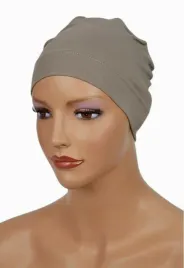 gaya-141-czepek-do-spania-prosta-czapka-pod-kask-takze-po-chemioterapii-turban-bambusowy-bezowy-unisex-uniwersalny-95percent-bambus-5percent-elastan