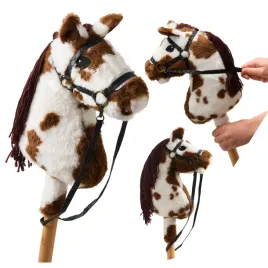 hobby-horse-kon-na-kiju-pluszowy-maly-a4-glowa-konia-kantar-wodze-zabawka-do-skakania-maskotka-jezdziecka-dla-dzieci