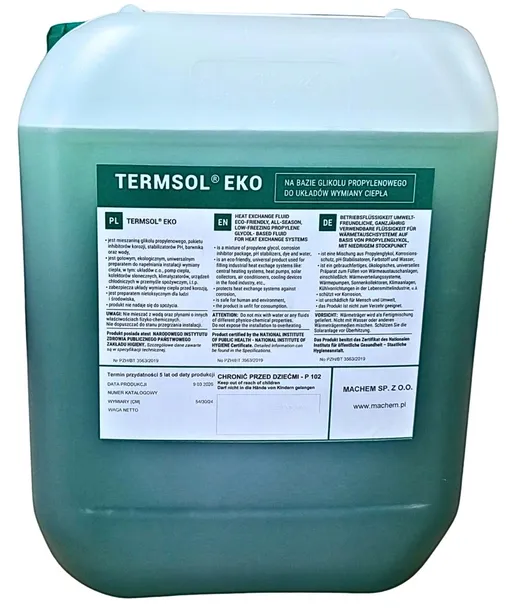 TERMSOL EKO Glikol Propylenowy Płyn Solarny -30C 25l Pompy Ciepła CO