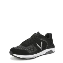 vionic-mens-walk-strider-knit-lace-up-trainers-black-suede-10-uk