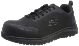skechers-men-s-ulmus-trainer-black-white-7-5-uk-black-textile-synthetic