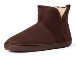 amazon-essentials-men-s-sherpa-boot-slippers-brown-11-uk