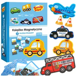 ukladanka-magnetyczna-pojazdy-auta-ksiazka-smily-play-dla-dzieci-3-puzzle-zabawka-edukacyjna-do-nauki-pojazdow-rozwoj-zdolnosci-manualnych