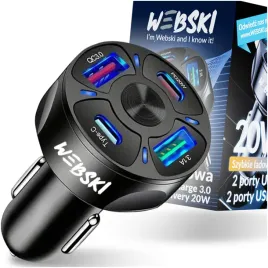 szybka-mocna-ladowarka-samochodowa-zasilacz-4x-usb-qc-3-0-30w-12v-24v-led-do-telefonu-i-tabletu-zasilanie-z-gniazda-zapalniczki-4-urzadzenia-naraz