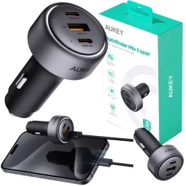 aukey-ladowarka-samochodowa-66w-2x-usb-c-1x-usb-a-do-gniazda-zapalniczki-adapter-do-auta-zasilacz-3-urzadzenia-jednoczesnie