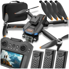 dron-kamera-hd-wifi-pilot-z-wyswietlaczem-bezszczotkowy-3x-aku-zasieg-1000m-zdalnie-sterowana-zabawka-dla-dzieci-od-9-lat