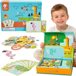 ukladanka-magnetyczna-edukacyjna-zestaw-zwierzeta-60-el-classic-world-magnesy-dla-dzieci-dopasowywanie-nauka-od-3-lat-kartonowa-zabawka